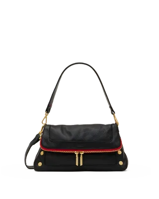 Beverly Med-Black-BG-Red Zip