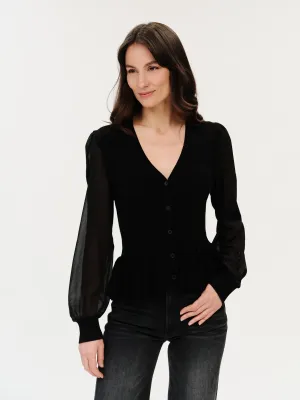 Alexandra Peplum Top