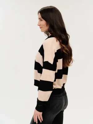 Kate Striped Collared L/S Sweater