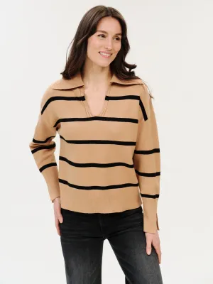 Ruth Striped Collared Sweater