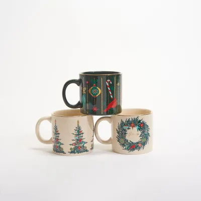 Mug Ceramic Vintage Tree
