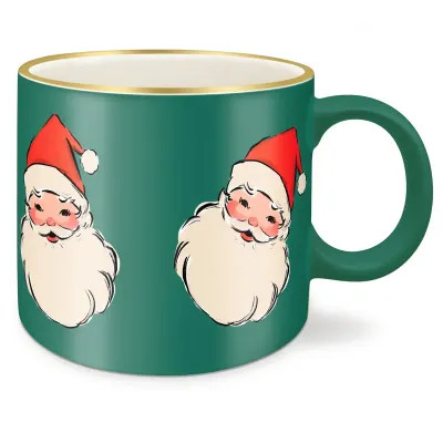 Retro Santa Ceramic Mug