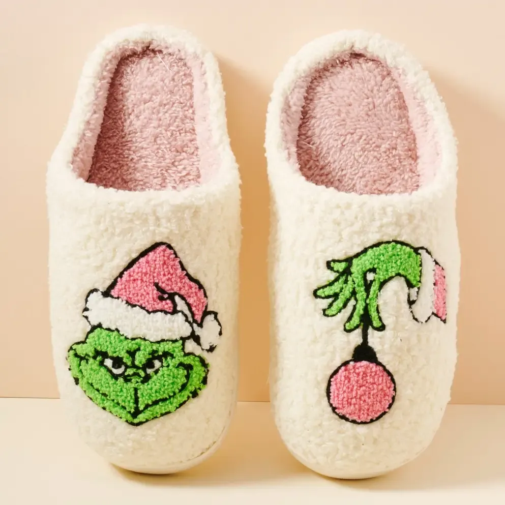 GRINCH ORNAMENT SLIPPERS