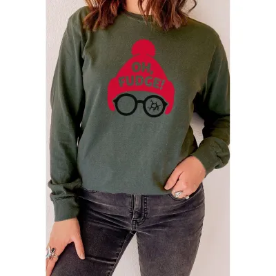 OH FUDGE LS TEE