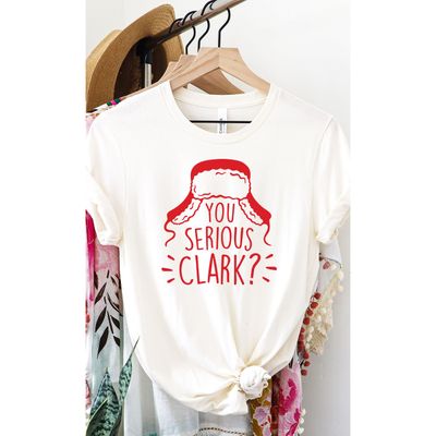 YOU SERIOUS CLARK RED HAT TEE