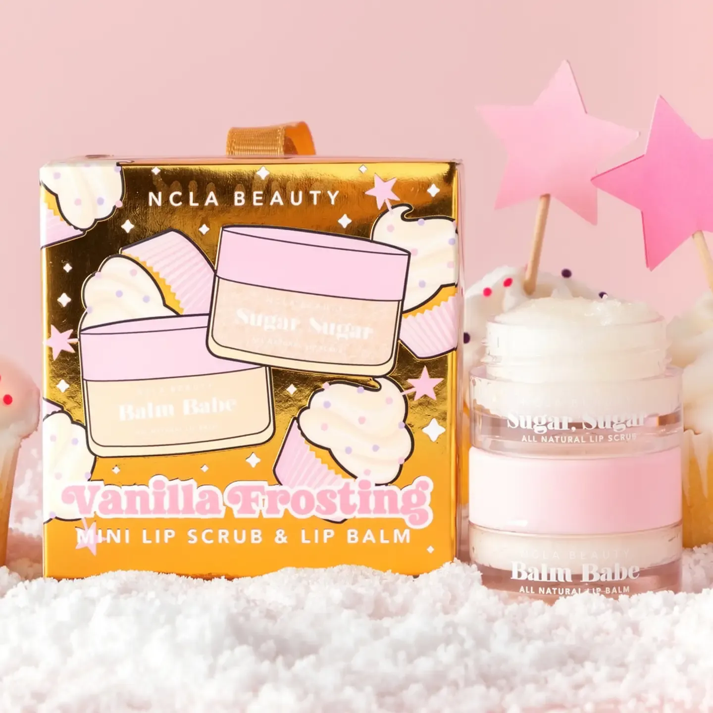 Ornament Mini - Vanilla Frosting Lip Scrub + Balm Set