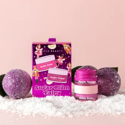 Sugar Plum Fairy Lip Treatment Holiday Ornament Gift Set