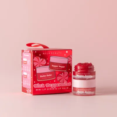Ornament Mini - Pink Peppermint Lip Scrub + Balm Set