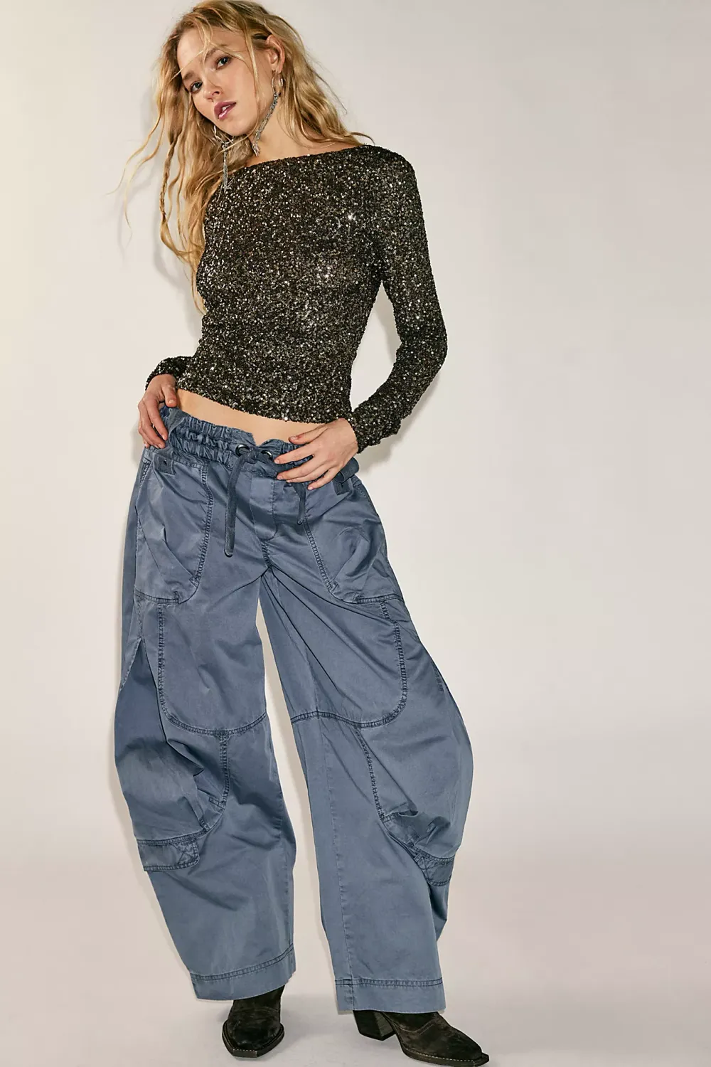 ONSET PARACHUTE PANT / STEEL