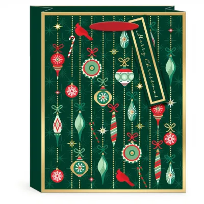 Vintage Ornaments Vertical Gift Bag