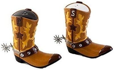Cowboy Boots Salt & Pepper Set