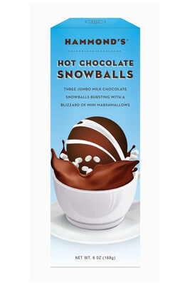Hammond's Cocoa Bombs Hot Chocolate Snowballs - pkg. of 3