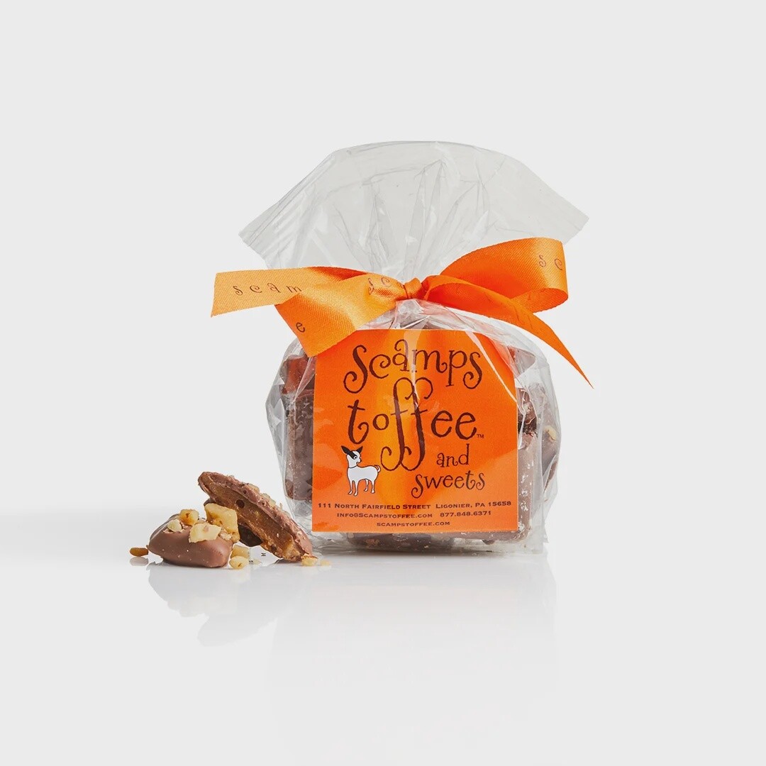 Scamps Milk Chocolate Toffee 4 oz bag
