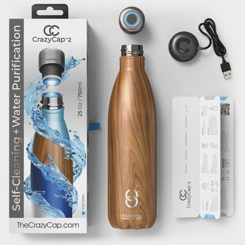 Crazy Cap 2 Teak Wood 17 oz