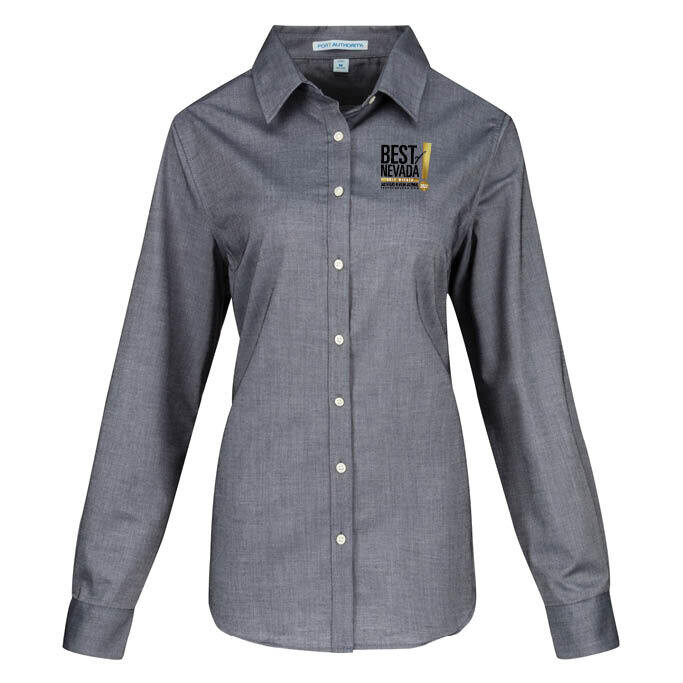 Women's Long Sleeve Oxford Shirt