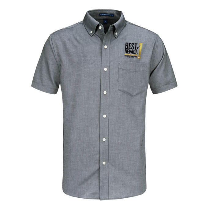 Men&#39;s Short Sleeve Oxford Shirt