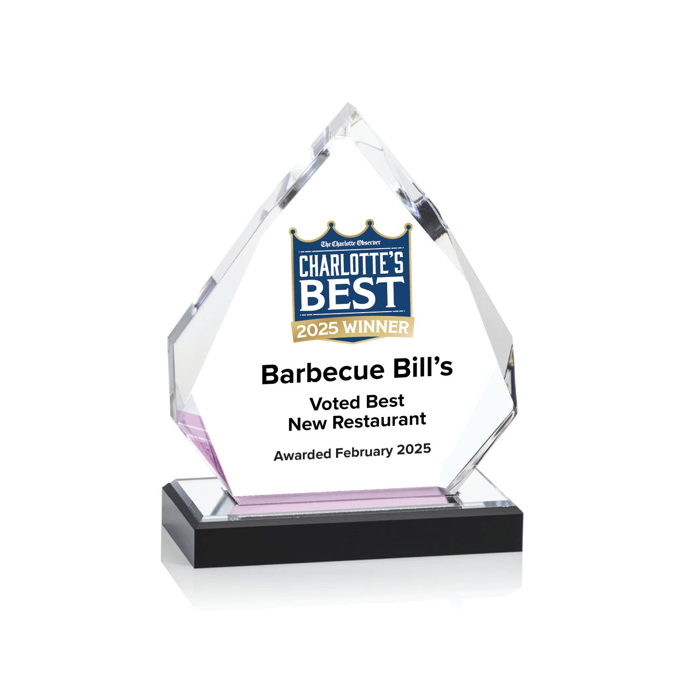 Acrylic Winner's Award - Diamond