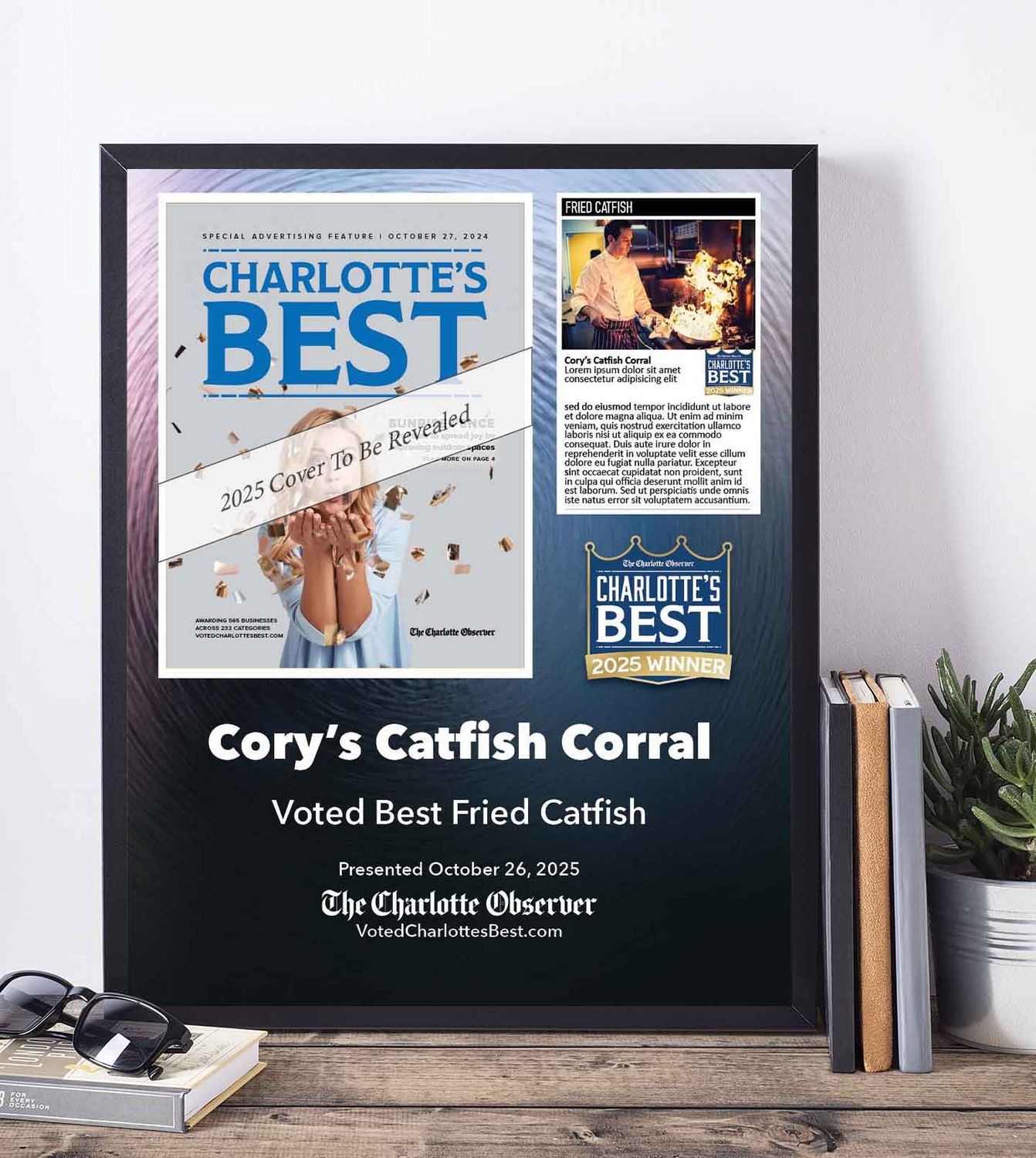 Winner's Cover Premium Plaque