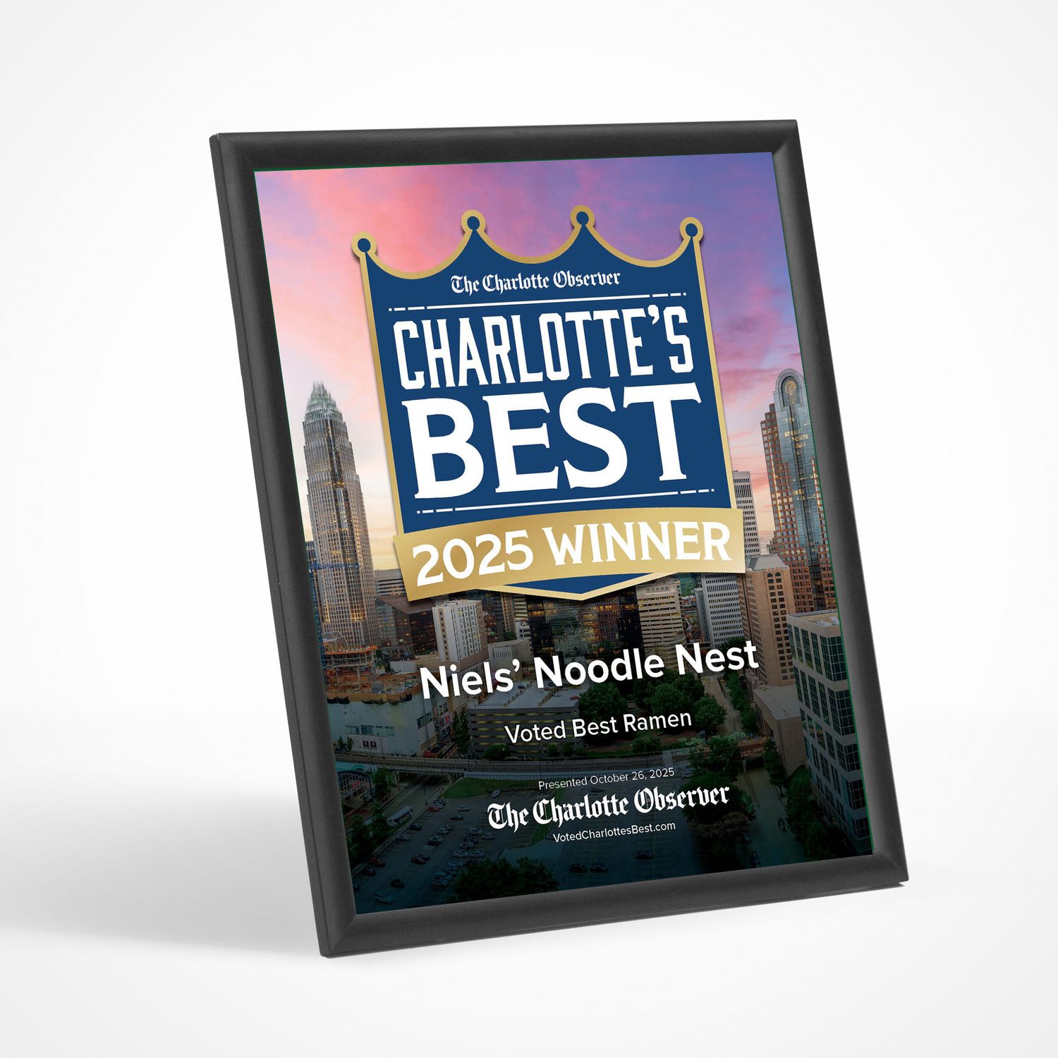 Winner's Modern Plaque