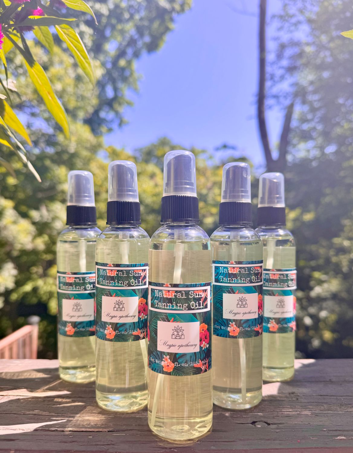 Natural Sun Tanning Oil