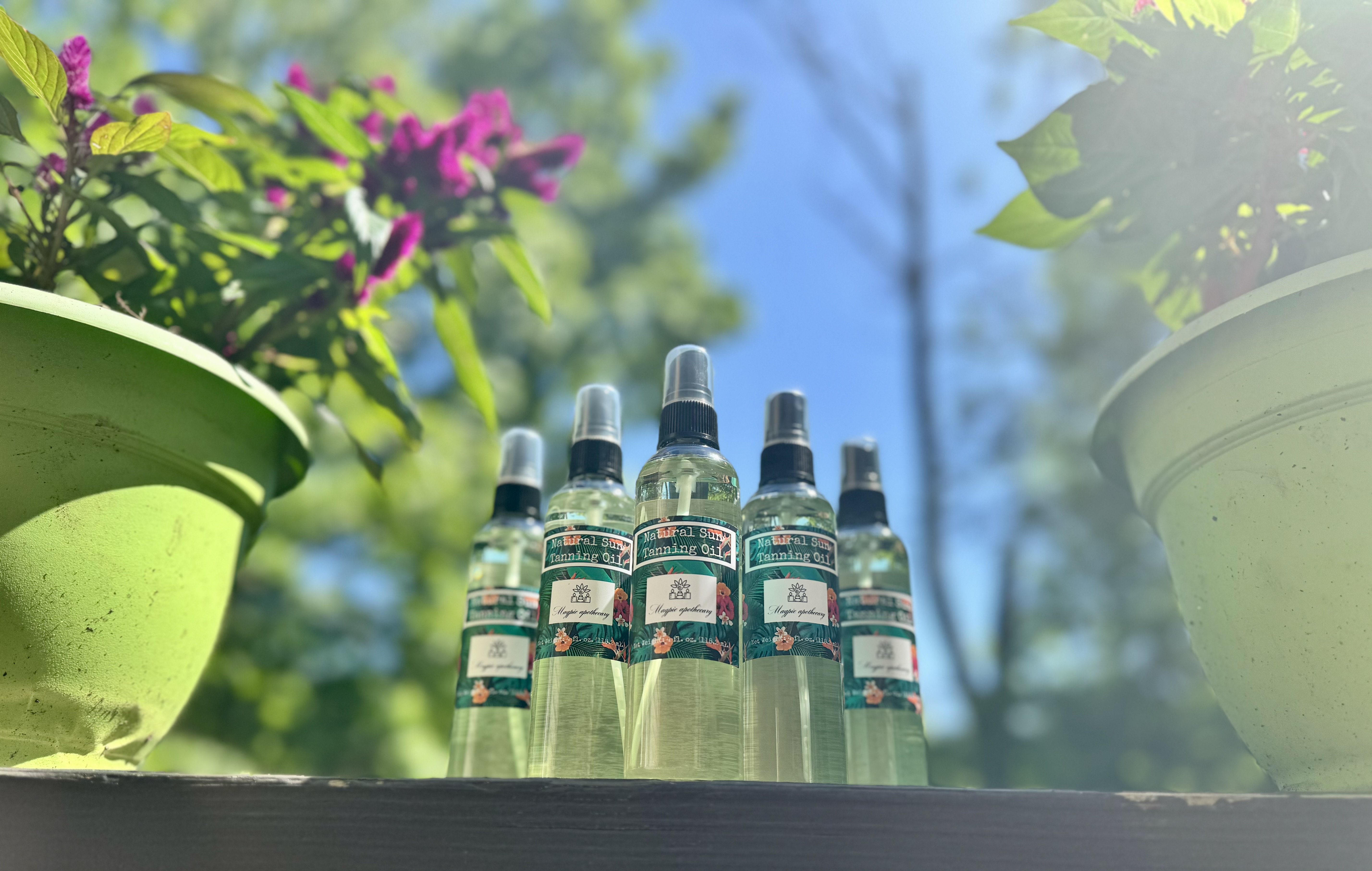 Natural Sun Tanning Oil