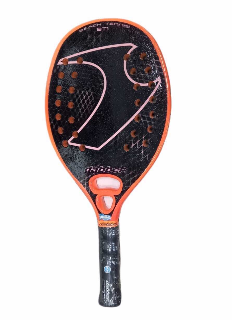 RAQUETA DE BEACH TENNIS DABBER BT1 NEGRO/NARANJA