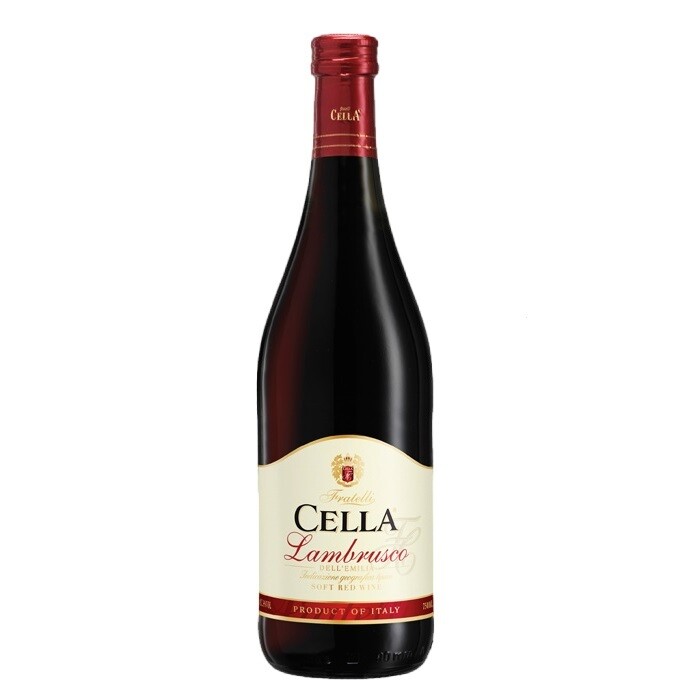 FRIZANTE CELLA LAMBRUSCO TINTO S/CORCHO 750ML