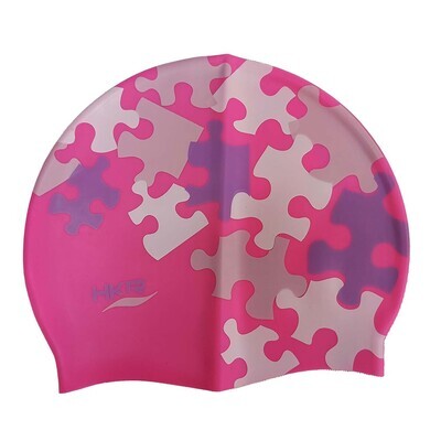 GORRA NAT HACKER SILICONA PUZZLE ROSA N0262