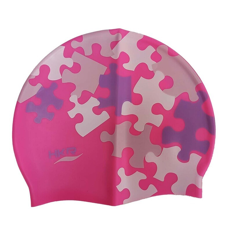 GORRA NAT HACKER SILICONA PUZZLE ROSA N0262