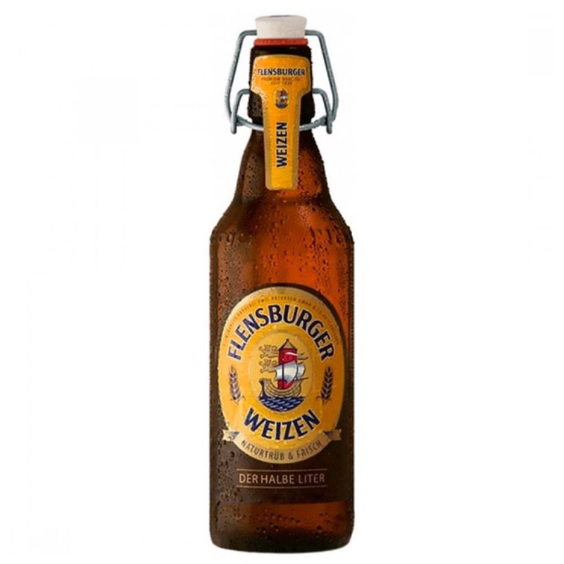 CERVEZA FLENSBURGER WEIZEN BOTELLA 500ML