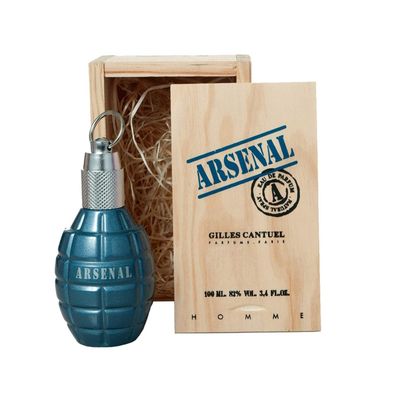 PERFUME MASCULINO GILLES CANTUEL ARSENAL BLUE EDP 100ML