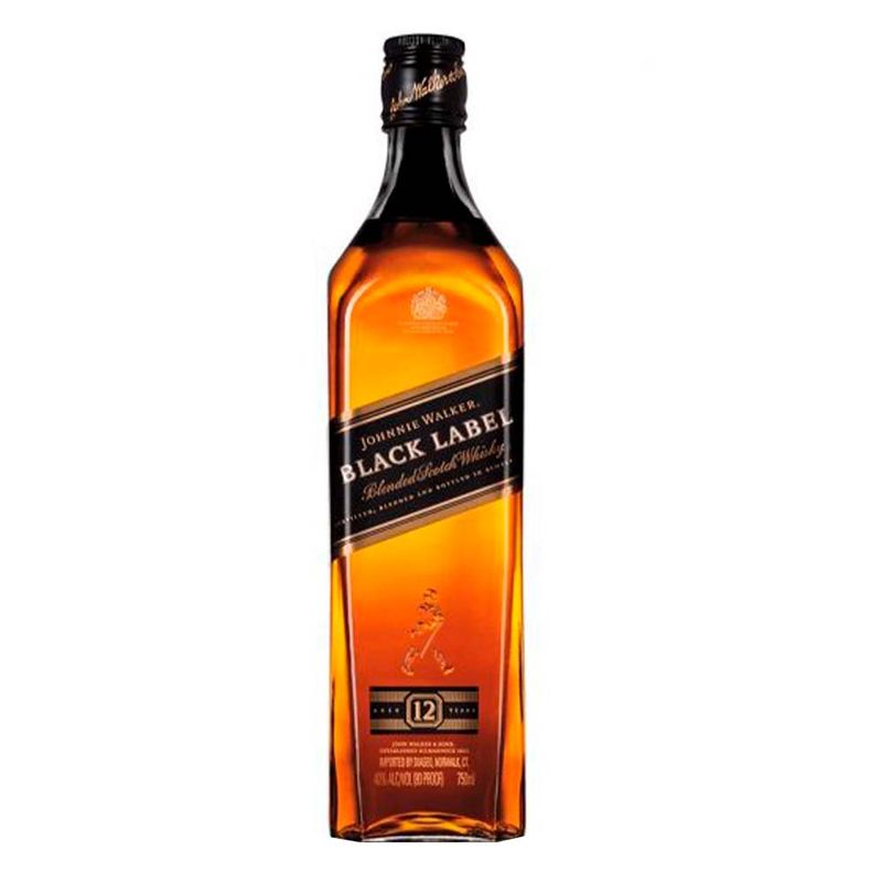 WHISKY JOHNNIE WALKER BLACK LABEL 1L