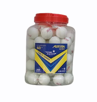 PELOTA DE PING PONG BLANCO - FRASCO C/ 60 UNIDADES - 1 ESTRELLA