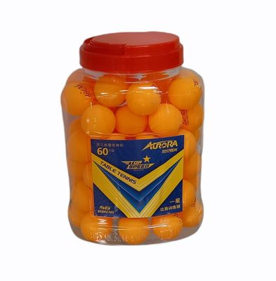 PELOTA DE PING PONG AMARILLO 1 ESTRELLA, FRASCO CON 60 PIEZAS