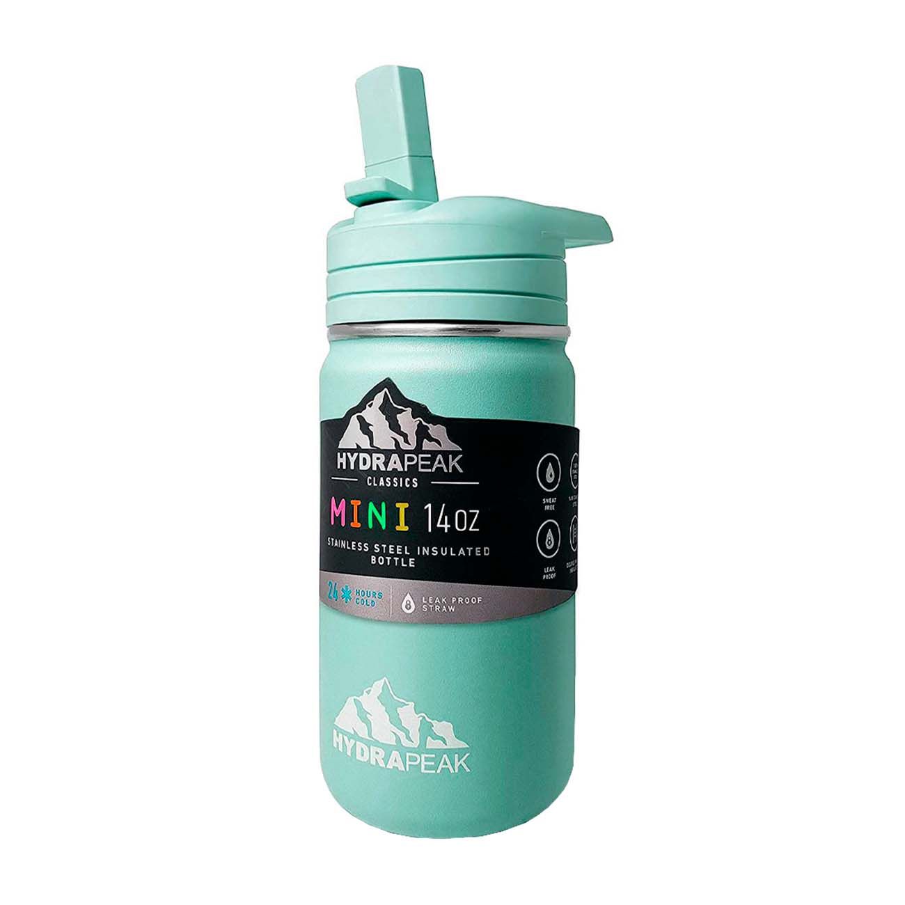 BOTELLA TERMICA HYDRAPEAK VERDE AGUA 400ML