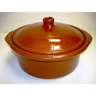 CACEROLA DE CERAMICA 4.5L CHOCOLATE TERRACOTA