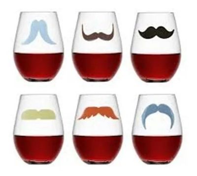 MARCADOR DE COPAS SILICONA BIGOTE 6PZS 