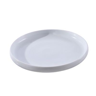 BANDEJA CERAMICA REDONDO CELESTE 28CM
