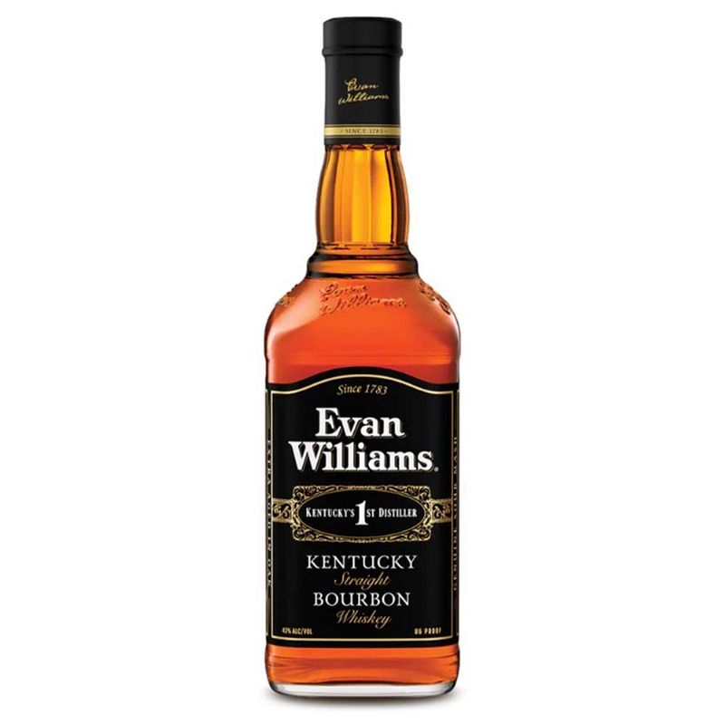 WHISKY EVAN W BLACK BOURBON 1000ML