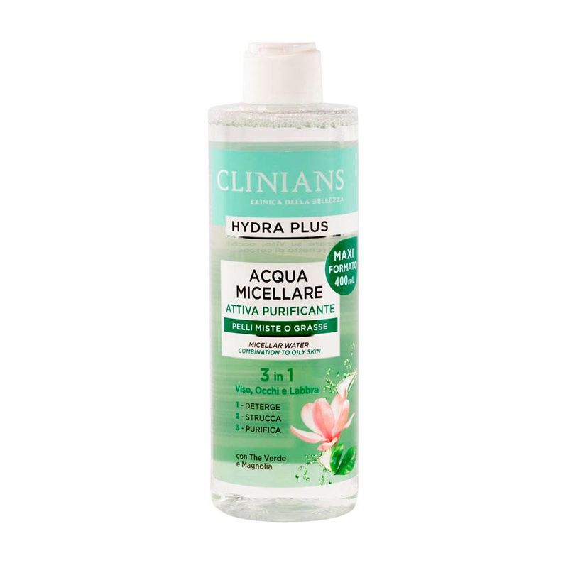AGUA MICELAR CLINIANS PURIFICANTE 3N1