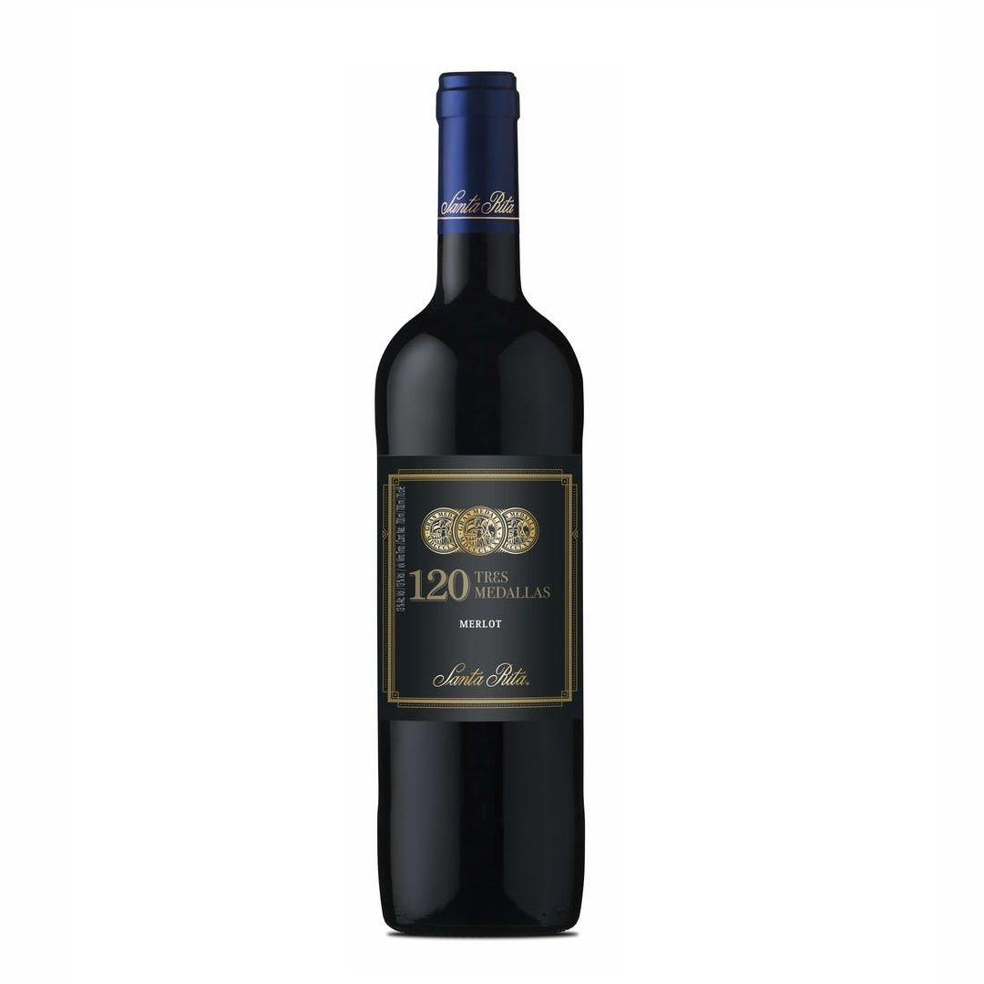 VINO SANTA RITA 3 MEDALLAS MERLOT 750ML