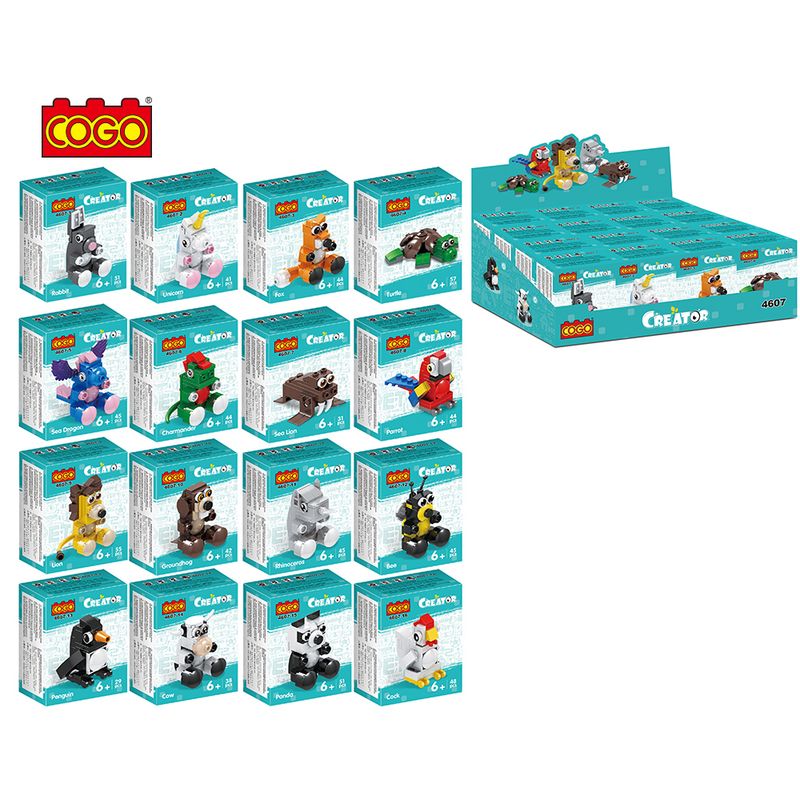 ANIMALITOS SURTIDOS 31 A 57PCS 