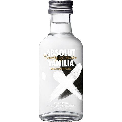 VODKA ABSOLUT VANILIA MINIATURA 50ML