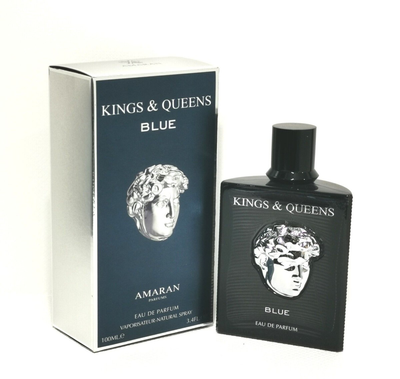 PERFUME MASCULINO AMARAN KINGS &amp; QUEENS BLUE EDP 100ML