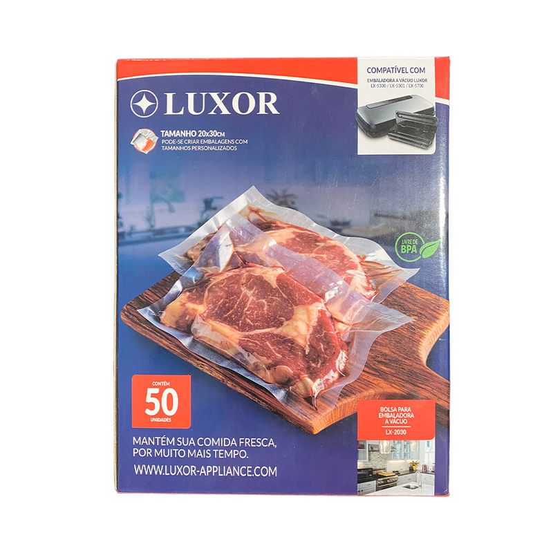 BOLSA PARA EMBALAR AL VACIO LUXOR LX-2030 20 X 30CM