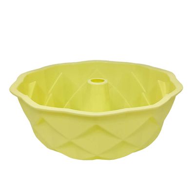 MOLDE DE SILICONE AMARILLO P/CUPCAKE 