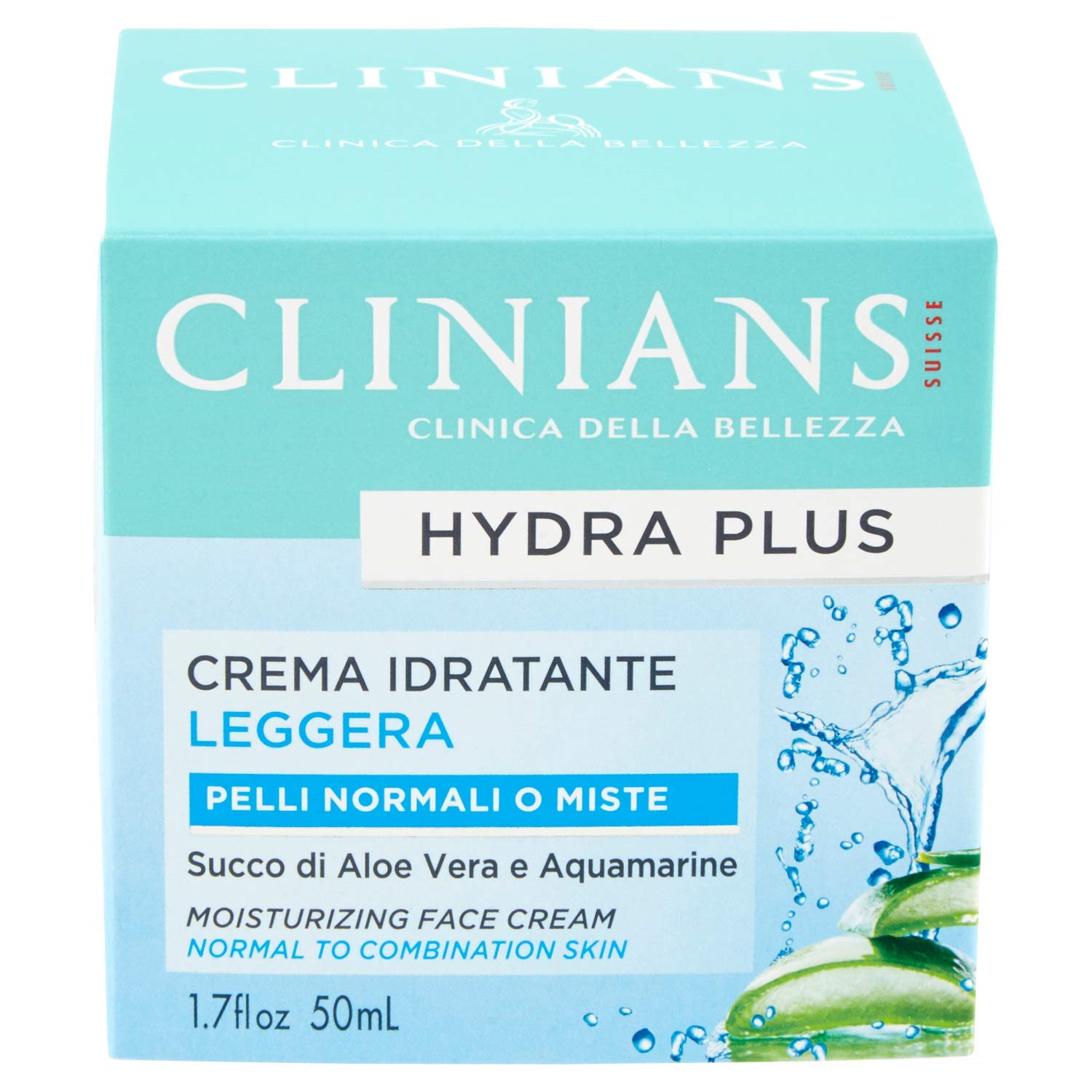 CREMA FACIAL CLINIAS HYDRA PLUS LEGGERA ALOE 50ML