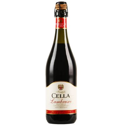 FRIZANTE CELLA LAMBRUSCO TINTO C/CORCHO 750ML