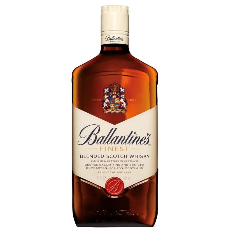 WHISKY BALLANTINES FINEST 8 AÑOS 1L