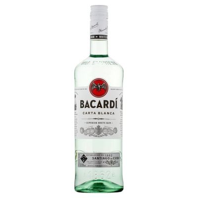 RON BACARDI CARTA BLANCA 1000ML